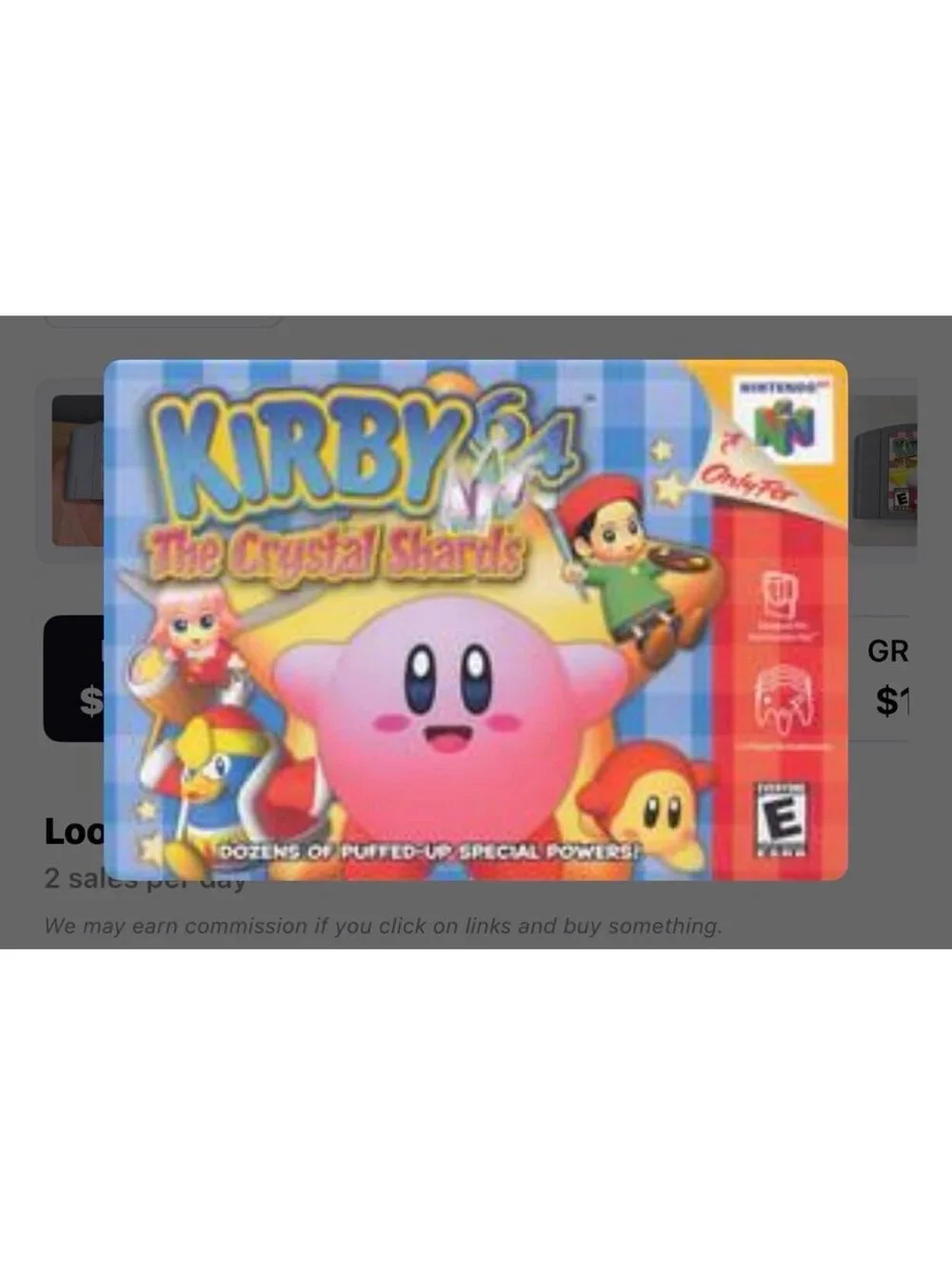 Kirby 64: The Crystal Shards for Nintendo 64